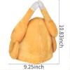 Domkier Men's Roasted Turkey Hat Thanksgiving Plush Turkey Costume Funny Hat Thanksgiving Holiday Party Favors Supplies view 2