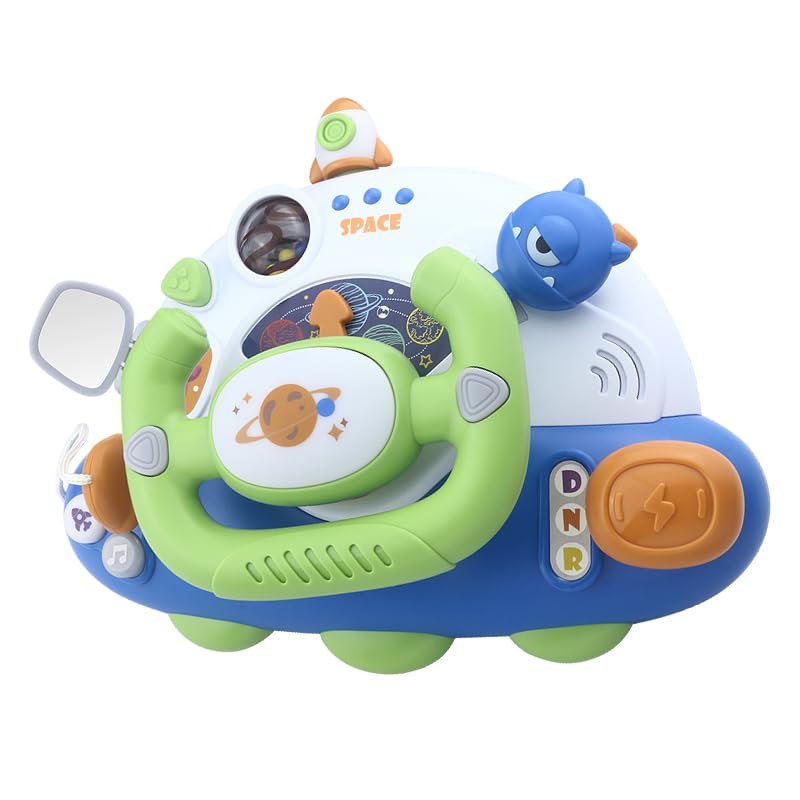 Caterbee Toddler Steering Wheel Montessori Toy, Educational Gift for Baby Toys 18 Months+