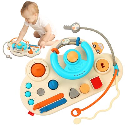 Caterbe Steering Wheel for Toddlers Toys, Baby Montessori Toy for Educational Gift
