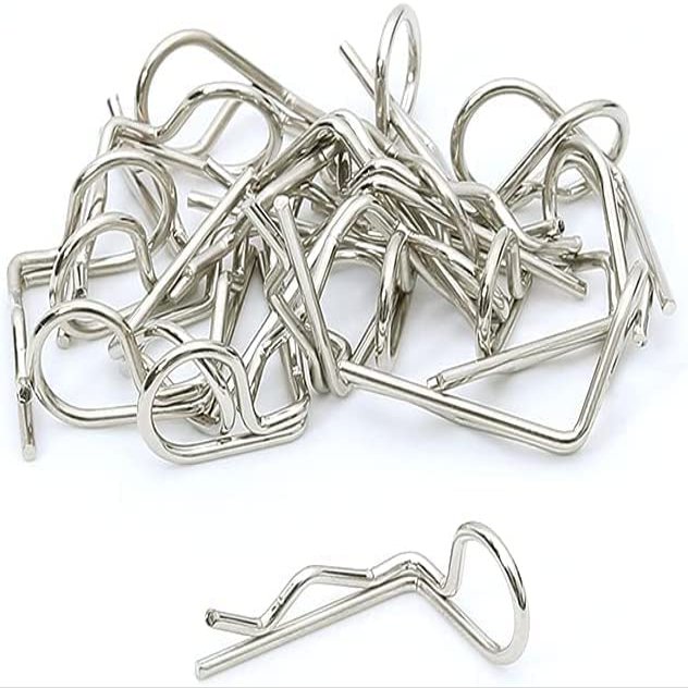 UCUT RC 90-Degree Angle Body Clips Bent Springy Pins for All 1/10 Scale Model Car Truck Crawler Truck (20-Pack)