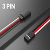 SUPULSE 9 Pieces JST Y Connector 3 Pin JST Plug C-Y line Servo Extension Cable Wire Cord Female to Male RC Servo Connectors for RC JR Futaba RC Car Airplanes view 3