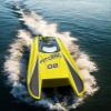 Ssccgym 27.6" Inch RTR Large Brushless Remote Control Boat 3CH 35MPH+ RC Sail on Big Lake Pool Sea Electric RC Racing Watercraft view 1