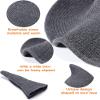 Qianmome 1 2 4 Pack Halloween Witch Hat for Women Wide Brim Foldable Pointed Cap for Halloween Party Costume Accessory view 4