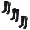 15pairs Mini Santa Boots of Decorative Miniature Shoes for Dollhouse Christmas Centerpieces Landscape Props Mini Toy House Adornment Present for Craft Enthusiasts view 3