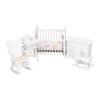 1:12 Dollhouse Baby Furniture Model Set Miniature Baby Crib Rocking Horse Chair Cabinet Decoration Accessories view 2