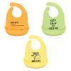 Hudson Baby Unisex Baby Silicone Bibs, Yellow Hangry, One Size view 1