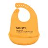 Hudson Baby Unisex Baby Silicone Bibs, Yellow Hangry, One Size view 3
