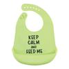 Hudson Baby Unisex Baby Silicone Bibs, Yellow Hangry, One Size view 4