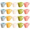 ibasenice 20Pcs Simulation Mini Cups Set Resin Tiny Mugs for 1 12 Dollhouse Decor Miniature Tea Party Accessories view 1