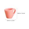 ibasenice 20Pcs Simulation Mini Cups Set Resin Tiny Mugs for 1 12 Dollhouse Decor Miniature Tea Party Accessories view 3