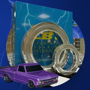 Boca Bearings Traxxas Drag Slash Hybrid Ceramic Bearing Upgrade Kit - Ceramic Lightning Econo - #58-309C-YZ