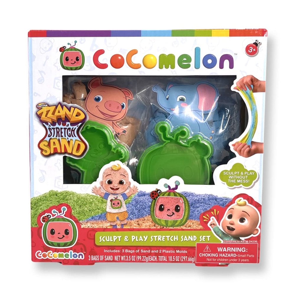 CoComelon Sculpt & Play Stretch Sand Set