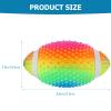 2pcs Underwater Rugby Toy Bright Color Pool for Boy Girl Lightweight PVC Design Easy to Store for Throwing and Catching Activities view 2