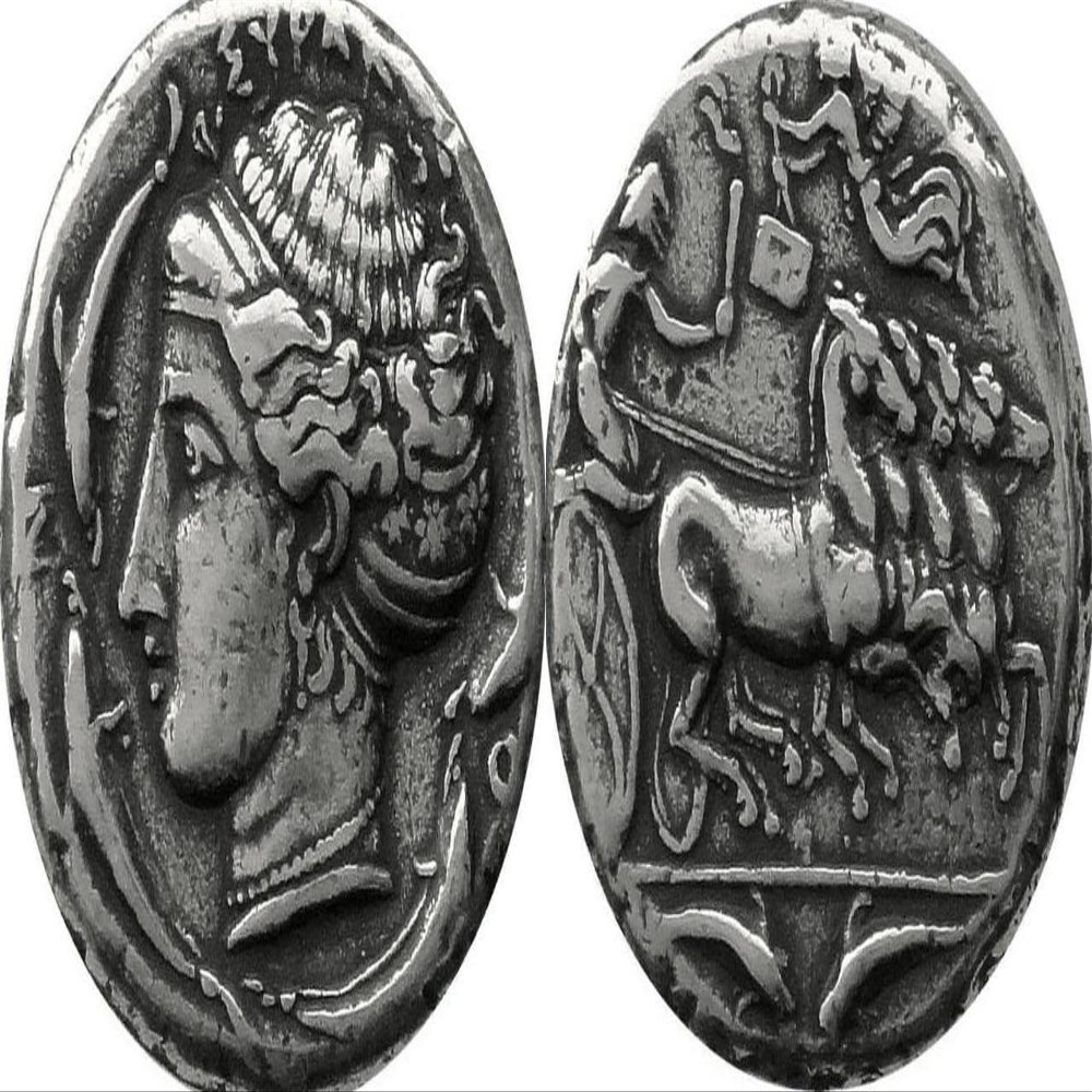 Arethusa, Nymph of Syracuse, Ancient Greek Replica Coin Greek Mythology, Percy Jackson Teen Gift, Great Stocking Stuffer 5S