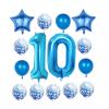 10th birthday Birthday Decorations Party Supplies,Blue Number 10 Balloon,40 Inch Giant Foil Mylar Balloons Decorations for Boy Girl,Large Helium Numbers 10 Balloon for 10th Anniversary Events Supplies view 1