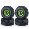 RCLIONS 1/7th RC Car 2.8inch Beadlock Wheel Rims and Tires Set Upgrades for 1:7 UDR Unlimited Desert Racer (Green) view 3