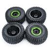 RCLIONS 1/7th RC Car 2.8inch Beadlock Wheel Rims and Tires Set Upgrades for 1:7 UDR Unlimited Desert Racer (Green) view 4