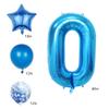 14th Birthday Decorations Party Supplies,Blue Number 14 Balloon,40 Inch Giant Foil Mylar 14th Balloons Decorations for Boy Girl,Large Helium Numbers 14 Balloon for 14th Anniversary Events Supplies view 2