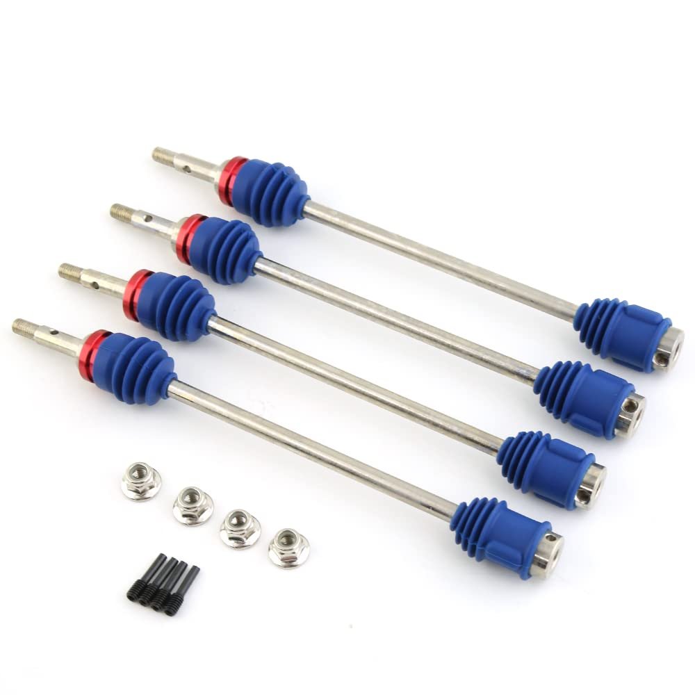 4X Front Rear Driveshafts #45 Steel Axles Drive Shaft 5451R for Traxxas 1/10 T-Maxx Revo Upgarde Parts