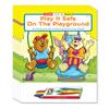 ZOCO  Play It Safe on the Playground  Custom Coloring Books (250 Bulk Pack, With Crayons)  Educational Games, Puzzles, Activities for Kids view 1