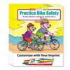 ZOCO  Bike Safety  Custom Educational Coloring & Activity Books (250 Bulk Pack, with Crayons)  Bicycle Road Rules, Helmet Safety for Kids  Add Your Imprint view 1
