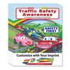 ZOCO  Traffic Safety  Custom Promotional Coloring Books for Kids (250 Bulk Pack, With Crayons)  Road Safety Rules, Games, Puzzles, Activities  Educational Police Handouts view 1