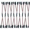 JR Servo Extension Cable Y Cables Y Harness Servo Extension Wire Lead for RC Cars Trucks Airplanes Servo Receiver Connection (1 Male to 2 Female) view 1