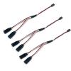 JR Servo Extension Cable Y Cables Y Harness Servo Extension Wire Lead for RC Cars Trucks Airplanes Servo Receiver Connection (1 Male to 2 Female) view 2