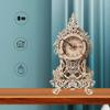 3D Assembled Wooden Clock, Wood 3D Puzzle for Home Room Decor, Creative DIY Antique Jewelry Box, Educational Puzzle Development Hands-on Ability Special-Shape Puzzle for Adults and Teens (Clock) view 4