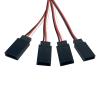 5pcs JR Y Connector Servo Extension Cable 3 Pin JR Plug Splitters 1 Male to 4 Female Servo Y Extension Connector for RC Models Cars Plane Helicopter Drone view 4