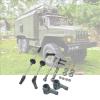 Deevoka Metal Front Rear Bridge Axle Shaft Parts for WPL B14 B16 B24 C14 C24 6WD RC Car view 4