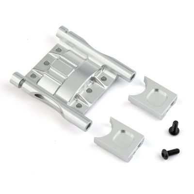 Alloy Center Differential Cover Mount for Arrma 6S Kraton Typhon Talion Notorious Outcast Mojave Infraction Felony, Limitless 1/7 Roller Upgrade Parts (Silver)