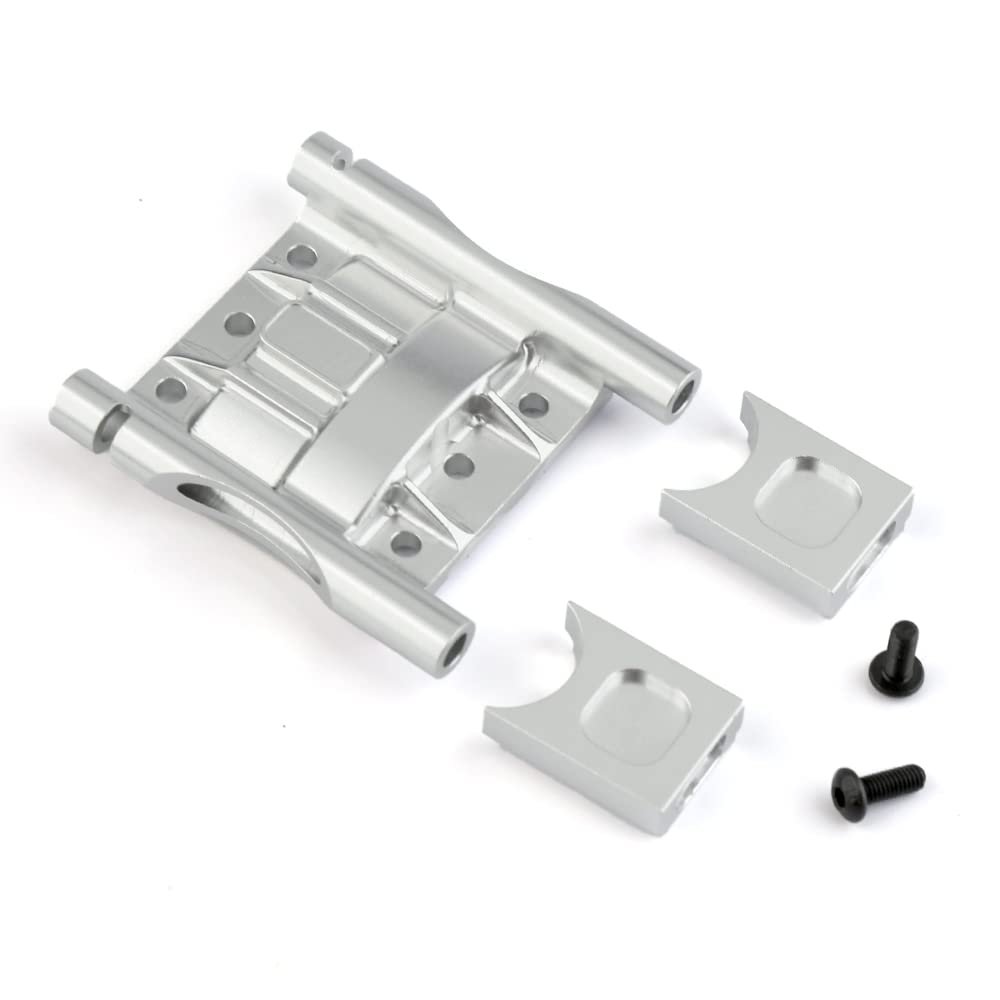 Alloy Center Differential Cover Mount for Arrma 6S Kraton Typhon Talion Notorious Outcast Mojave Infraction Felony, Limitless 1/7 Roller Upgrade Parts (Silver)