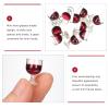 Dollhouse Miniature Wine Glass 1: 12 Miniature Cocktail Glasses 30PCS Dollhouse Red Wine Glasses for Decors view 3