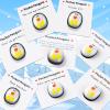 8 Pcs A Little Pocket Penguin Hug, Mini Cute Penguin Pocket Hug Penguin Animal Decoration Stress Relief Special Encourage Birthday Wedding Little Penguin Valentines Party Penguin Gifts Decoration view 3