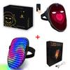 MEGOO Led Mask With Bluetooth Shining Mask Programmable,for halloween Party Cosplay,light up face mask Masquerade (USB Recharge)  view 1