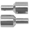 2Pcs Vgoohobby Steel Front/Rear Differential Output Cup Drive Cup # 9586 Compatible with Traxxas 1/8 Sledge 4WD 95076-4 RC Monster Truck Upgarde Parts (Silver) view 3