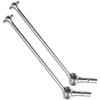 2Pcs Vgoohobby Steel Front/Rear CVD Drive Shaft Universal CVD Joint Shaft Axle Compatible with Traxxas 1/8 Sledge 4WD 95076-4 RC Monster Truck Upgarde Parts view 1