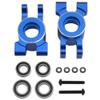 Vgoohobby Alloy Rear Stub Axle Carriers Hub w/Ball Bearings # 9552 Compatible with Traxxas 1/8 Sledge 4WD 95076-4 RC Monster Truck Upgarde Parts (Blue) view 2
