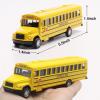 weilaga 5 Pack 5.5" Pull Back Yellow School Bus Playset,Durable Die-cast Metal Toy Vehicles,Party Favors,Best Birthday Gift for Boys Girls Kids Toddlers view 2