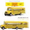 weilaga 5 Pack 5.5" Pull Back Yellow School Bus Playset,Durable Die-cast Metal Toy Vehicles,Party Favors,Best Birthday Gift for Boys Girls Kids Toddlers view 3