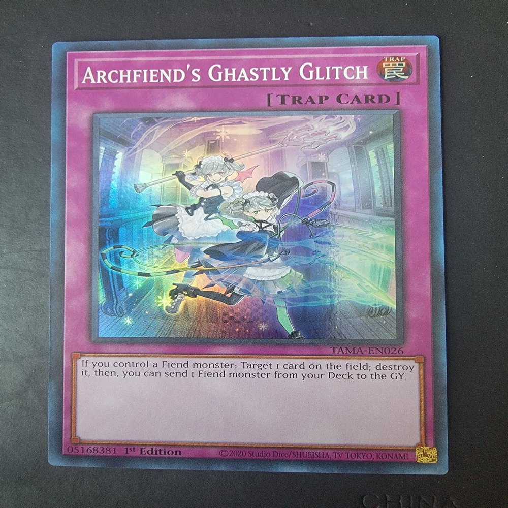 Archfiend's Ghastly Glitch - TAMA-EN026 - Tactical Masters - Super Rare - 1st Edition