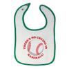 Toddler & Baby Bibs Burp Cloths There is No Crying in Baseball! Cotton Baby Items for Baby Girl & Boy White Green Design Only view 1