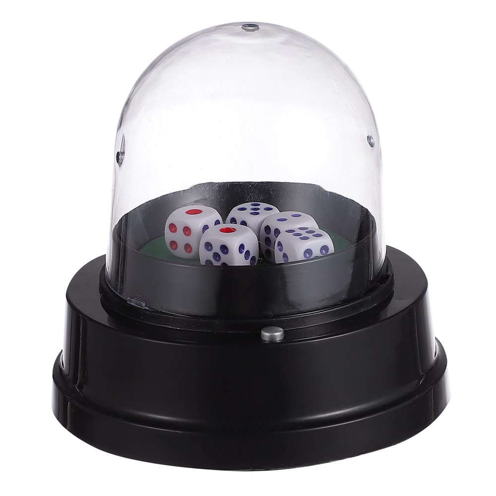 Automatic Dice Cup Electric Automatic Roller Cup with 5 s for KTV Pub Bar Party Board Game Accessories