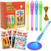 28 Packs Valentines Day Gifts Cards with Invisible Ink Pen Set, Party Favors for Kids Birthday, Spy Pen Party Supplies, Valentine School Classroom Exchange Prizes for Students, Gifts for Boys Girls view 1