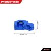 RCAWD for Losi Mini-T 2.0 1/18 & Mini-B 1/16 Transmission Case Housing Upgrades, Aluminum Parts for #LOS212017 Blue view 3