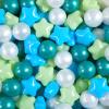 STARBOLO Star Ball Pit Balls for Ball Pit -100pcs Plastic Ball Phthalate Free BPA Free Non-Toxic Crush Proof Play Balls Play Tent Pool Playhouse Playpen Party Decoration.  view 1