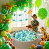 STARBOLO Star Ball Pit Balls for Ball Pit -100pcs Plastic Ball Phthalate Free BPA Free Non-Toxic Crush Proof Play Balls Play Tent Pool Playhouse Playpen Party Decoration.  view 2