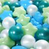 STARBOLO Star Ball Pit Balls for Ball Pit -100pcs Plastic Ball Phthalate Free BPA Free Non-Toxic Crush Proof Play Balls Play Tent Pool Playhouse Playpen Party Decoration.  view 4