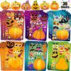 36 Sheets Halloween Stickers for Kids, Make A Pumpkin Face Stickers, Halloween Pumpkin Decorating for Kids Toddlers Party Favors Treats Party Games Goody Bag Filler view 1